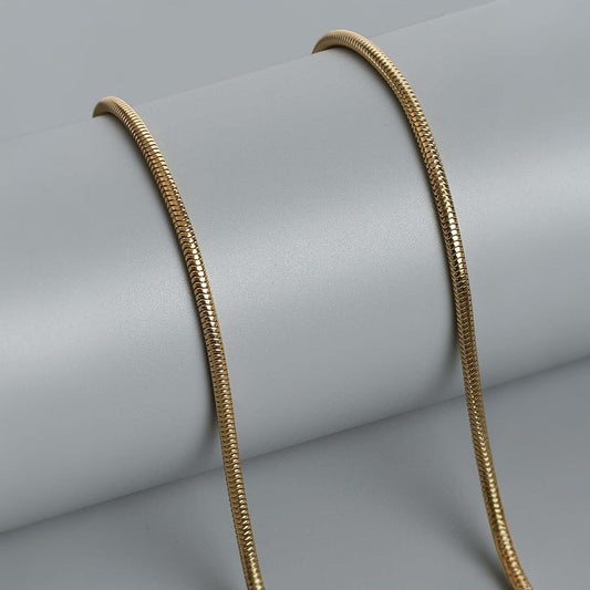 AILAR JEWEL's Luxora Sleek Vibe - Snake Chain, Slightly Thicker.